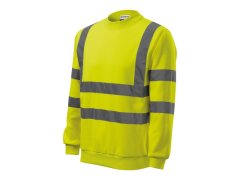 Unisex mikina HV Essential (fluorescenční žlutá)