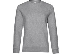 B&C QUEEN Crew Neck_° Dámská mikina 01.W01Q heather grey