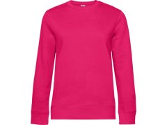 B&C QUEEN Crew Neck_° Dámská mikina 01.W01Q magenta pink