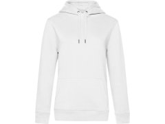 B&C QUEEN Hooded_° Dámská mikina s kapucí 01.W02Q white