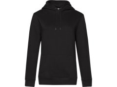 B&C QUEEN Hooded_° Dámská mikina s&nbsp;kapucí 01.W02Q black pure