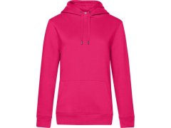 B&C QUEEN Hooded_° Dámská mikina s kapucí 01.W02Q magenta pink