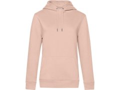 B&C QUEEN Hooded_° Dámská mikina s kapucí 01.W02Q soft rose