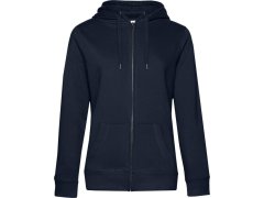 B&C QUEEN Zipped Hood_° Dámská mikina s&nbsp;kapucí 01.W03Q navy blue