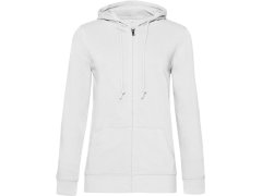 B&C Inspire Zipped Hood /women_° Dámská mikina s kapucí 01.W36B white