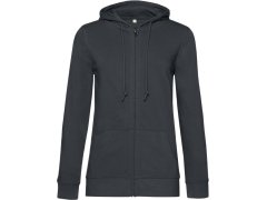 B&C Inspire Zipped Hood /women_° Dámská mikina s&nbsp;kapucí 01.W36B asphalt