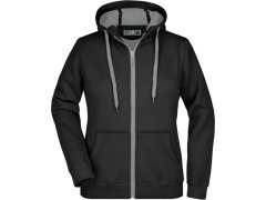 Daiber JN 354 Dámská mikina Doubleface 02.0354 black/carbon