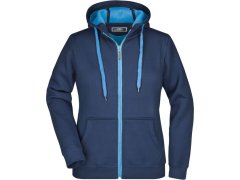 Daiber JN 354 Dámská mikina Doubleface 02.0354 navy/aqua