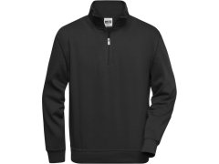 Daiber JN 831 Pracovní mikina s&nbsp;1/4 zipem 02.0831 black