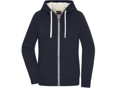 Daiber JN 1319 Dámská mikina s kapucí "Sherpa" 02.1319 navy/nature