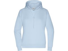 Daiber 8033 Dámská mikina s&nbsp;kapucí "Lounge" 02.8033 light blue