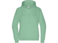 Daiber 8033 Dámská mikina s kapucí "Lounge" 02.8033 jade green
