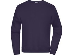 Daiber 8042 Těžká oversize unisex mikina 02.8042 deep purple