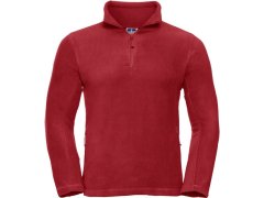 Russell Athletic 874M Fleecová mikina s 1/4 zipem 10.874M classic red