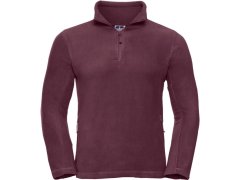 Russell Athletic 874M Fleecová mikina s 1/4 zipem 10.874M burgundy