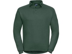 Russell Athletic 012M Pracovní mikina s límečkem 12.012M bottle green
