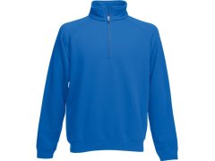 Fruit of the Loom Premium Zip Neck Sweat Mikina s&nbsp;1/4 zipem 16.2032 royal blue