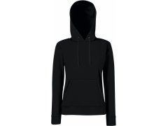 Fruit of the Loom Classic Lady-Fit Hooded Sweat Dámská mikina s&nbsp;kapucí 16.2038 black