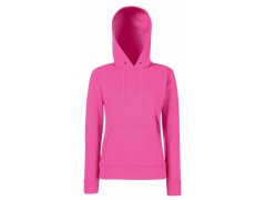 Fruit of the Loom Classic Lady-Fit Hooded Sweat Dámská mikina s kapucí 16.2038 fuchsia