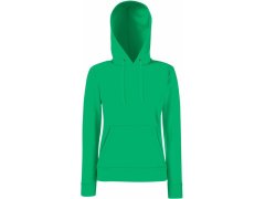 Fruit of the Loom Classic Lady-Fit Hooded Sweat Dámská mikina s kapucí 16.2038 kelly green