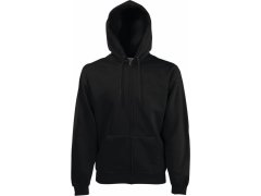 Fruit of the Loom Classic Hooded Sweat Jacket Mikina s&nbsp;kapucí 16.2062 black
