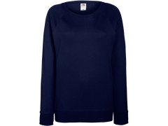 Fruit of the Loom Lady-Fit LW Raglan Sweat Dámská raglánová mikina 16.2146 deep navy