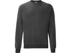 Fruit of the Loom Classic Set-In Sweat Mikina 16.2202 dark heather grey