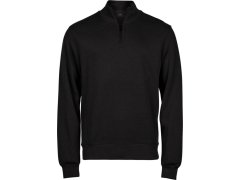 Tee Jays TJ 5506 Mikina interlock s&nbsp;1/4 zipem 18.5506 black
