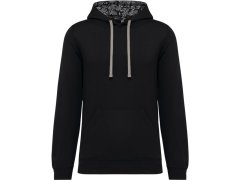 Kariban K 4013 Unisex mikina s&nbsp;kapucí 20.K013 black/mexican skull