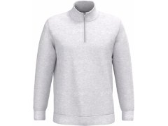 Kariban K 478 Mikina s 1/4 zipem 20.K478 ash heather