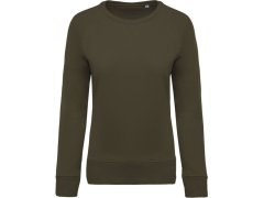 Kariban K 481 Dámská raglánová mikina z&nbsp;bio bavlny 20.K481 mossy green