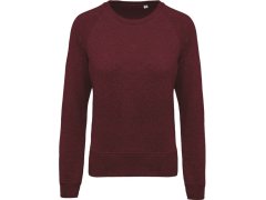 Kariban K 481 Dámská raglánová mikina z&nbsp;bio bavlny 20.K481 wine heather