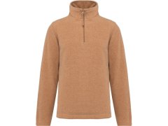 Kariban K 912 Mikrofleecová mikina s 1/4 zipem "Enzo" 20.K912 camel heather