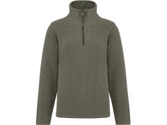 Kariban K 912 Mikrofleecová mikina s 1/4 zipem "Enzo" 20.K912 green marble heather