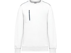 WK WK 403 Pracovní mikina "Day-to-Day" 20.W403 white/navy