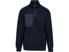 WK WK 905 Pracovní fleecová mikina s 1/4 zipem 20.W905 navy