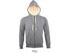 SOL´S Sherpa Unisex mikina s kapucí 25.0584 grey melange