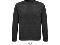 SOL´S Space Unisex raglánová mikina z&nbsp;bio bavlny 25.3567 charcoal melange