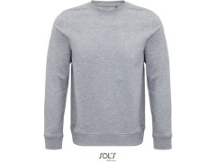 SOL´S Comet Unisex mikina z bio bavlny 25.3574 grey melange