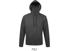 SOL´S Snake Unisex mikina s kapucí 25.7101 dark grey