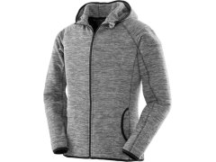 Spiro S 245F Dámská mikrofleecová mikina s kapucí 29.245F grey/black