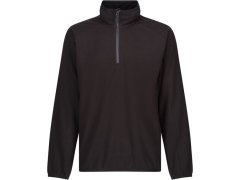 Regatta TRF 691 Fleecová mikina structure s&nbsp;1/4 zipem "Navigate" 36.F691 black/seal grey