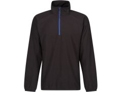 Regatta TRF 691 Fleecová mikina structure s&nbsp;1/4 zipem "Navigate" 36.F691 black/new royal