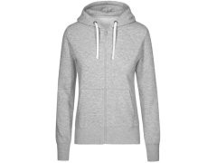 Promodoro 1751 Dámská mikina s kapucí "X.O" 40.1751 heather grey