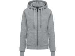 Promodoro 5505 Dámská mikina s kapucí z těžké bavlny 40.5505 heather grey