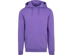 Build your Brand BY 011 Mikina s&nbsp;kapucí z&nbsp;těžké bavlny 56.0011 ultra violet