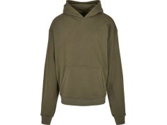 Build your Brand BY 162 Mikina s&nbsp;kapucí z&nbsp;těžké bavlny "Ultra Heavy" 56.0162 olive