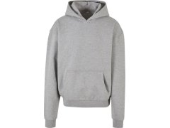 Build your Brand BY 268 Mikina s kapucí z těžké bavlny "Ultra Heavy" 56.0268 heather grey