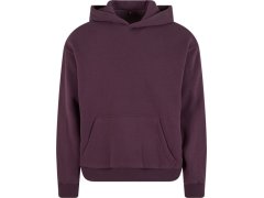 Build your Brand BY 284 Mikina s&nbsp;kapucí z&nbsp;těžké bavlny "Fluffy" 56.0284 plum purple