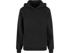 Build your Brand BY 289 Dámská oversize mikina s&nbsp;kapucí "Fluffy" 56.0289 black